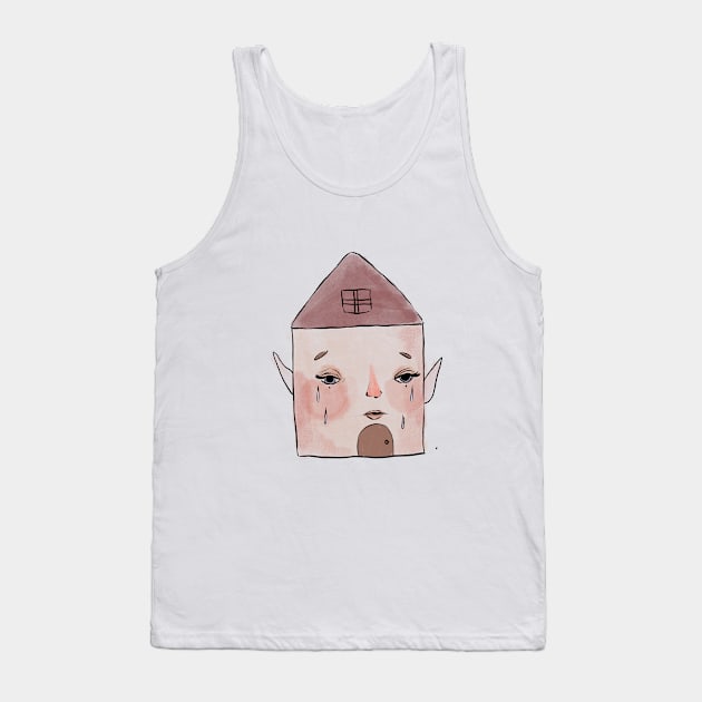 Sad House Tank Top by chiarodiluna